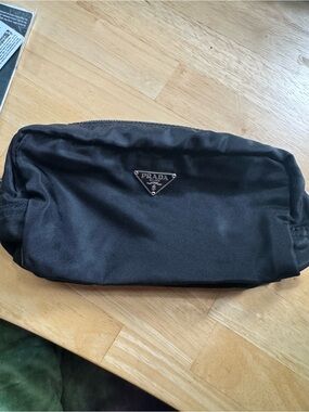 Prada nylon cosmetic pouch